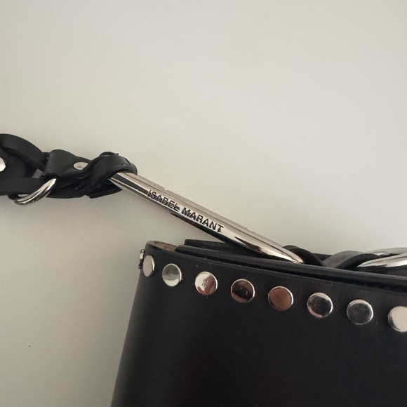 Isabel Marant Black Studded Crossbody Bag - Picture 10 of 14